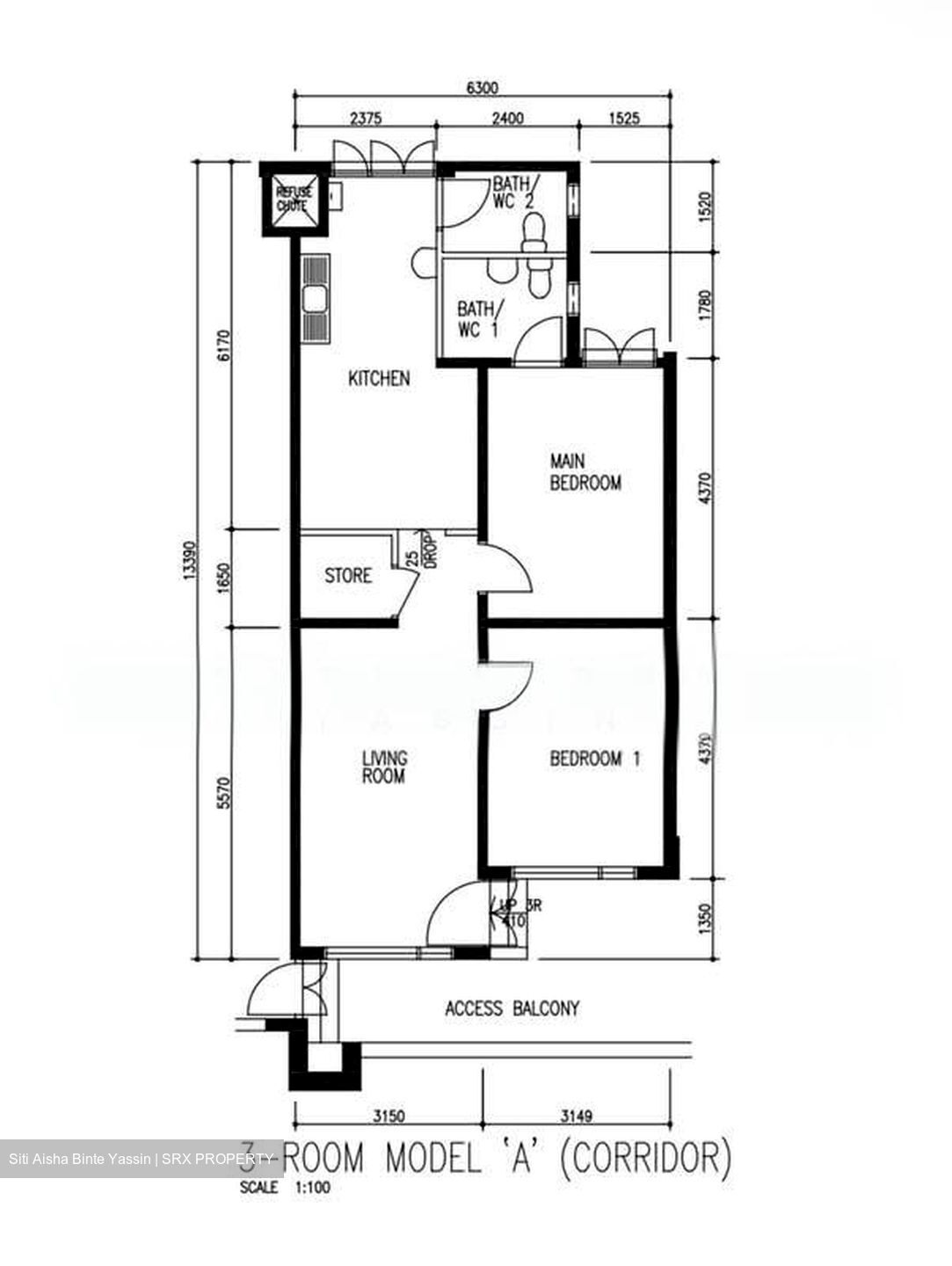 Blk 158 Woodlands Street 13 (Woodlands), HDB 3 Rooms #556655811